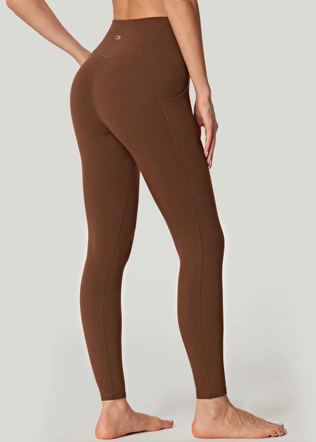 IUGA No Front Seam Leggings with Pockets for Women Buttery Soft Tummy Control Workout Leggings High Waisted Yoga Pants