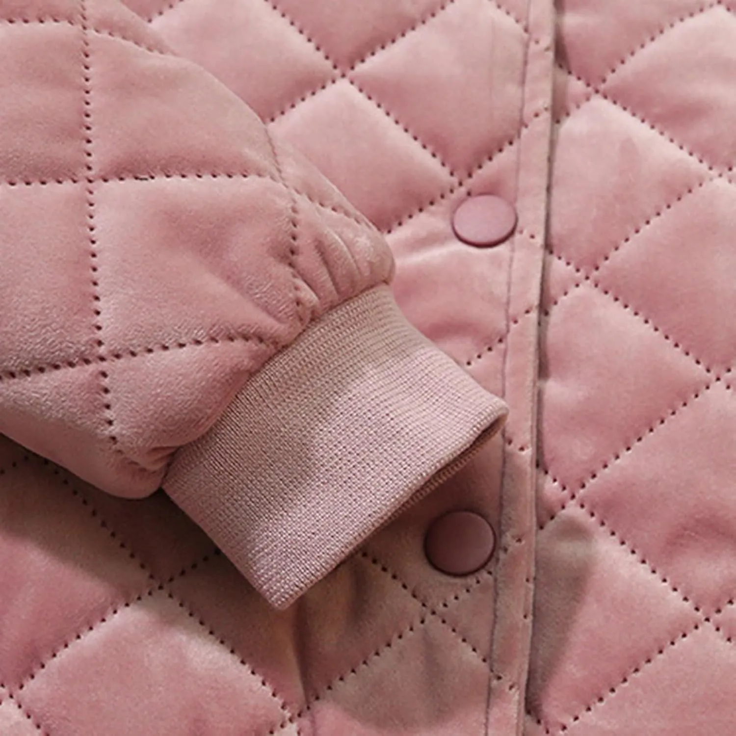lcziwo Women's Winter Coat Oversized Baseball Jackets Diamond Texture Buttons Quilted Jacket Cotton-Padded Coat Outerwear