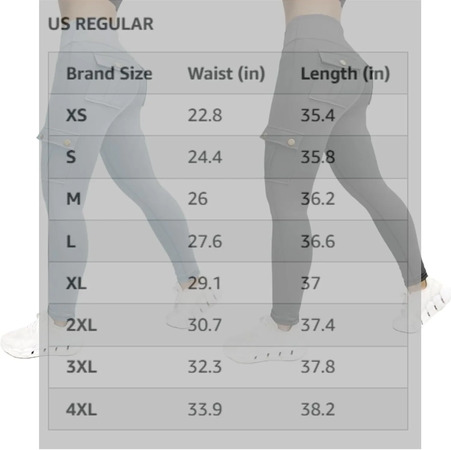 Leggings With Pockets for Women,High Waisted Cargo Pants Women,Tummy Control Butt Lifting Plus Size Workout Leggings