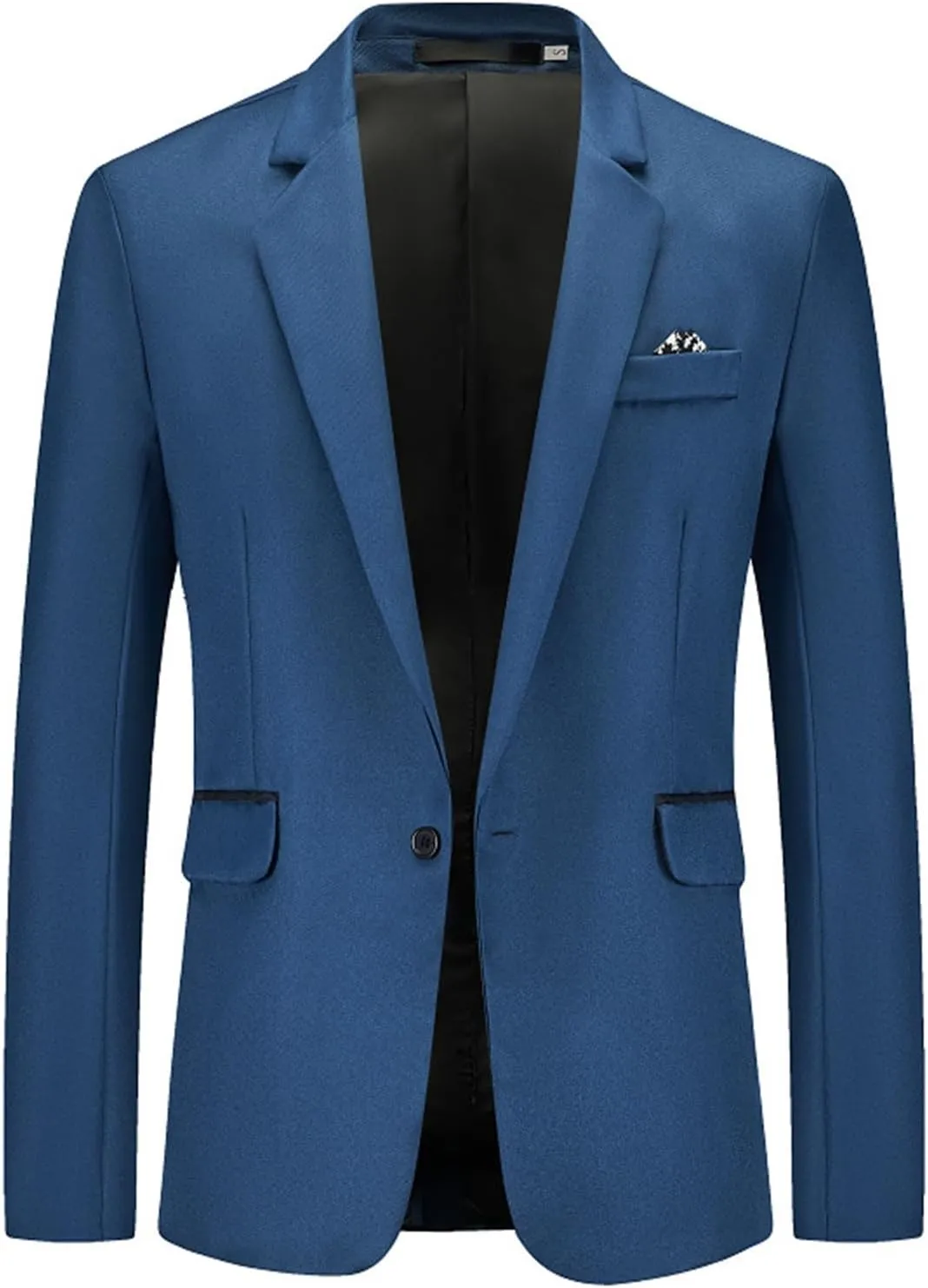 Mens Casual Blazer Slim Fit Suit Jacket Two Button Lightweight Sport Coats Wedding Party Formal Business Jackets