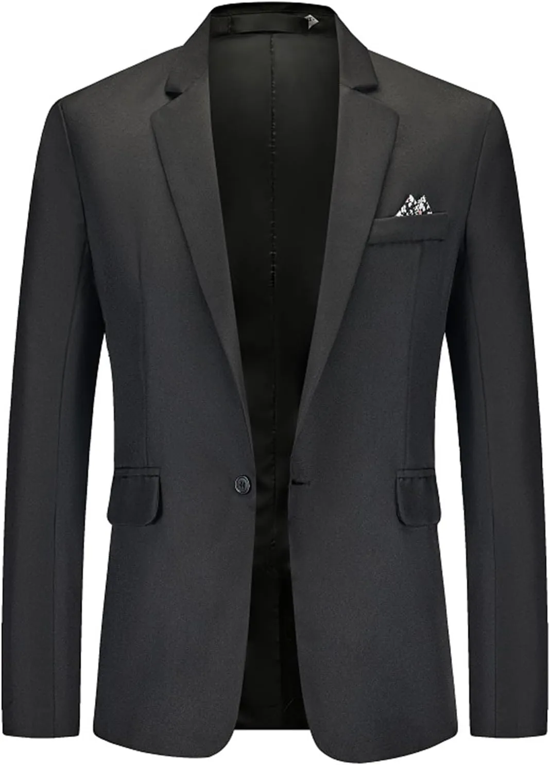Mens Casual Blazer Slim Fit Suit Jacket Two Button Lightweight Sport Coats Wedding Party Formal Business Jackets