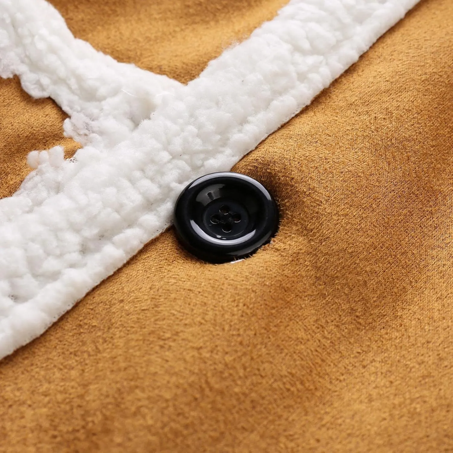 Mens Casual Sherpa Fleece Lined Jackets Winter Warm Fur Collar Long Trench Coats Big and Tall Outwears with Pockets