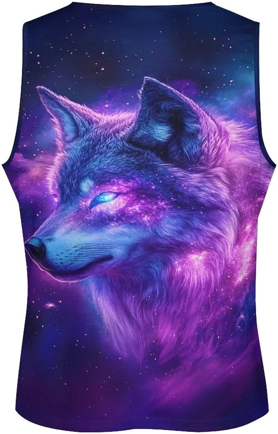 Mens Cool Wolf Graphic Tank Tops 3D Print Sleeveless Summer Casual Gym Workout Muscle T Shirts