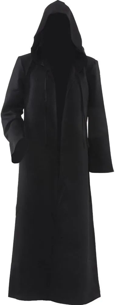 Men's Cosplay Cloak Robe Costume Halloween Tunic Hooded Uniform