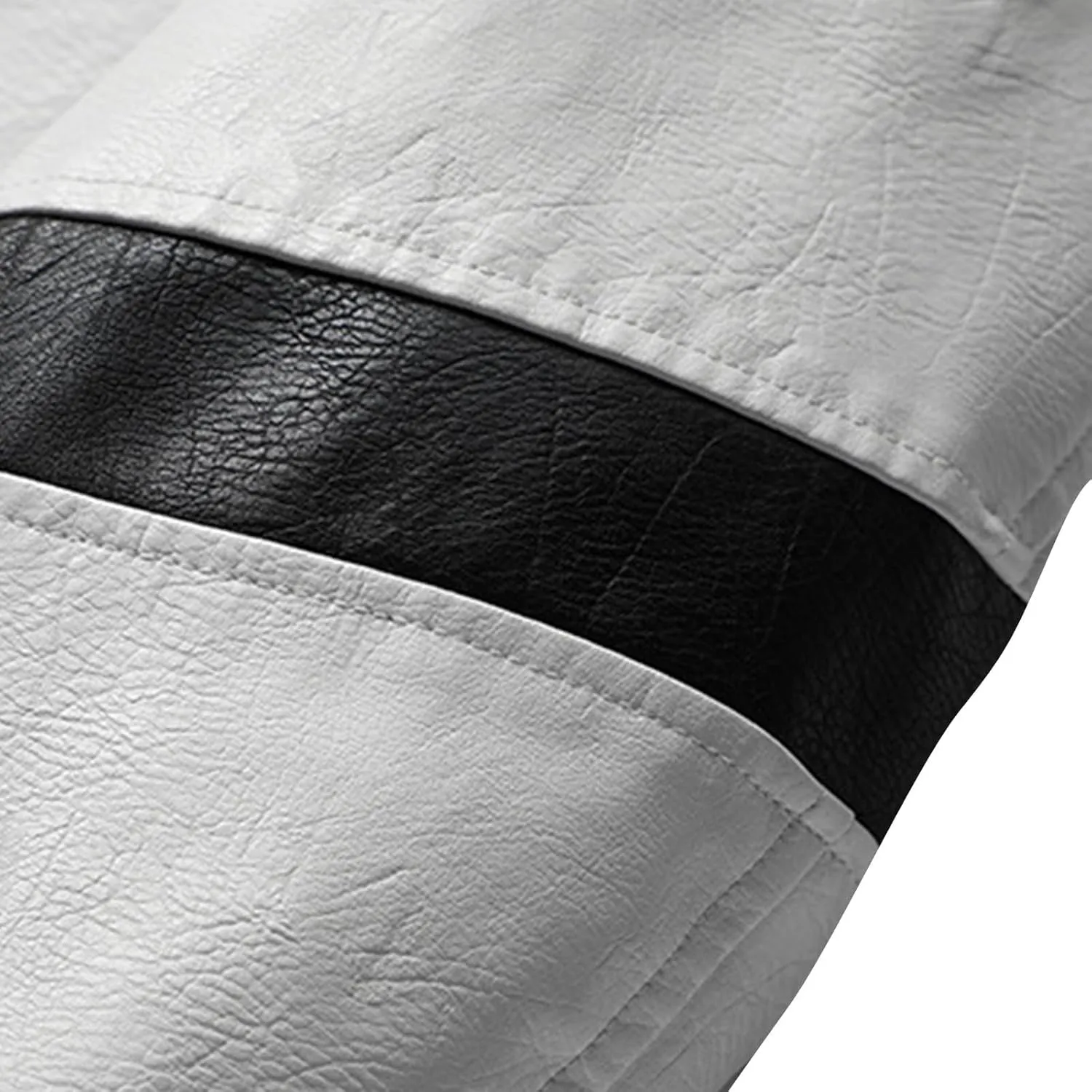 Mens Faux Leather Motorcycle Jacket Long Sleeve Spider Graphic Full Zip Jacket Biker Bomber Jacket with Pockets