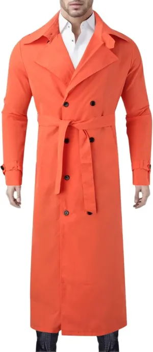 Mens Trench Coat 2023 Winter Long Jacket Double Breasted Overcoat Classic Woolen Windbreaker Jacket Overcoat Suit Jackets