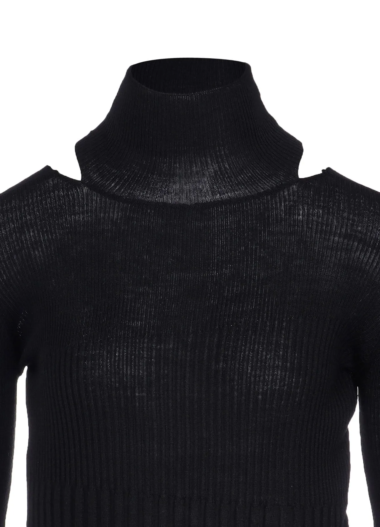 MERINO WOOL DESIGN TURTLENECK KNIT