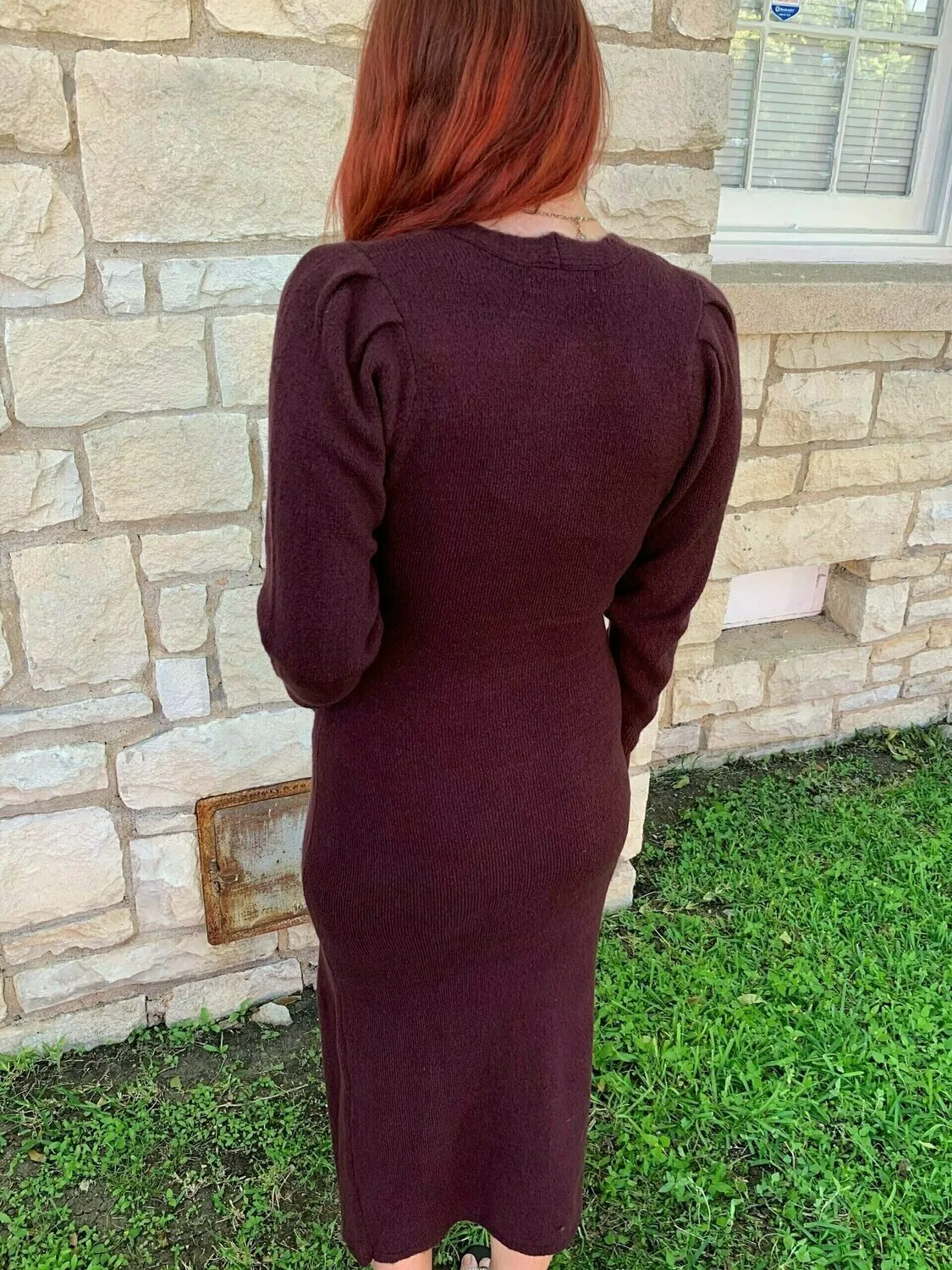 Moodie Plum Sweater Dress