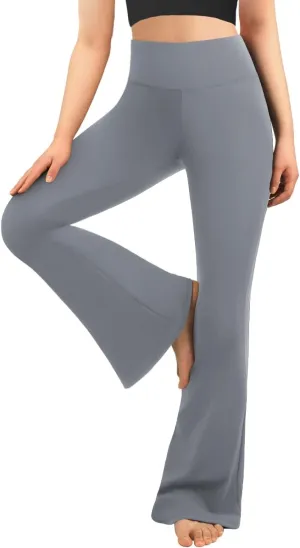 MOREFEEL Womens Bootcut Yoga Pants - Flare Leggings for Women High Waisted Active Leggings Workout Lounge Jazz Dress Pants