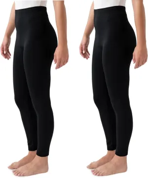 MUK LUKS Women's 2 Pack of Leggings