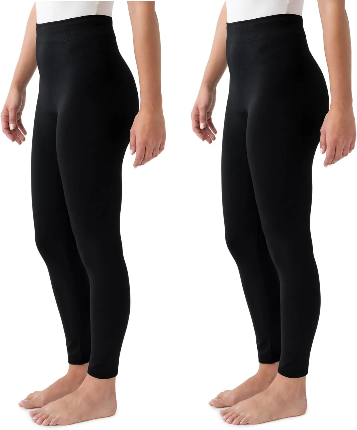 MUK LUKS Women's 2 Pack of Leggings