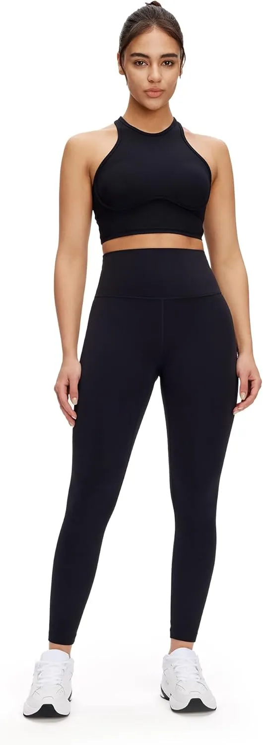 NANJI High Waisted Leggings for Women - Buttery Soft Yoga Pants, Squat Proof Stretch Workout Running Casual Leggings