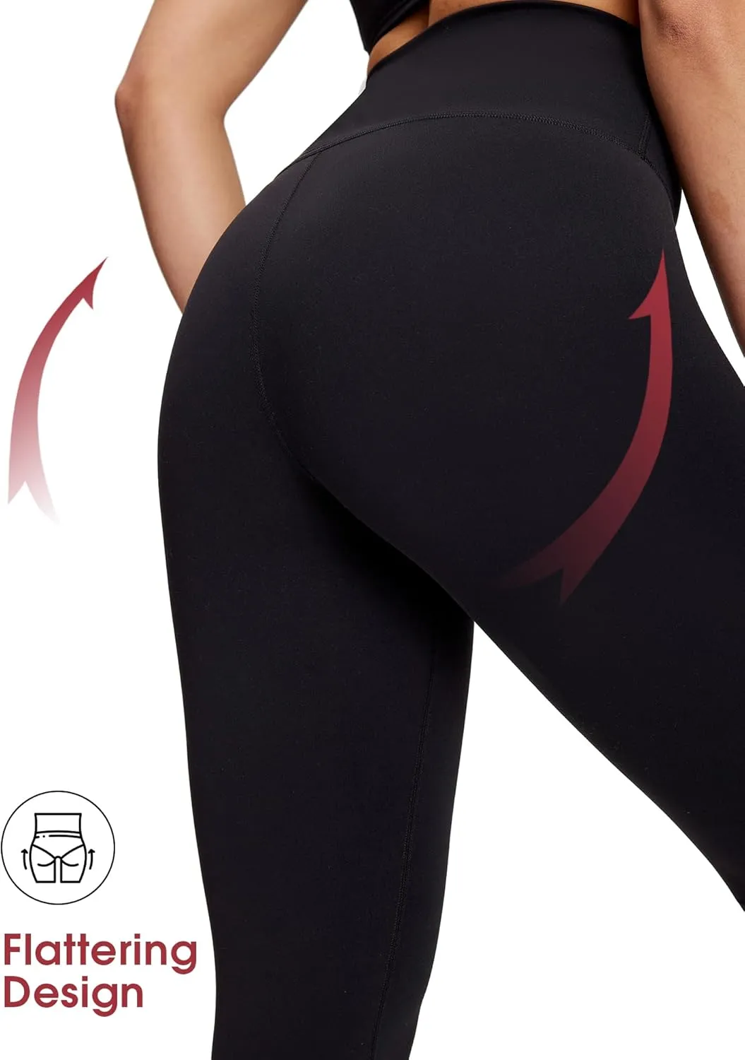 NANJI High Waisted Leggings for Women - Buttery Soft Yoga Pants, Squat Proof Stretch Workout Running Casual Leggings