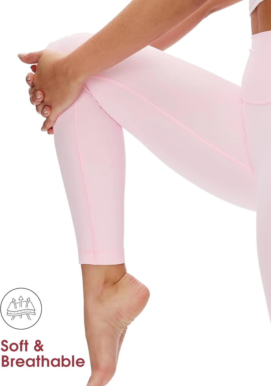 NANJI High Waisted Leggings for Women - Buttery Soft Yoga Pants, Squat Proof Stretch Workout Running Casual Leggings