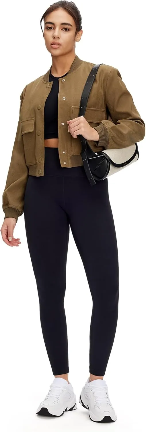 NANJI High Waisted Leggings for Women - Buttery Soft Yoga Pants, Squat Proof Stretch Workout Running Casual Leggings
