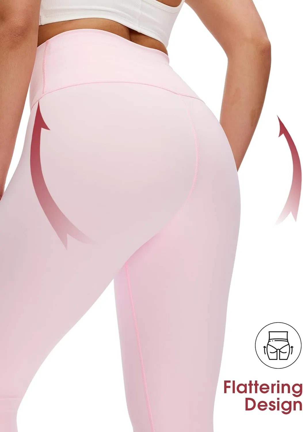 NANJI High Waisted Leggings for Women - Buttery Soft Yoga Pants, Squat Proof Stretch Workout Running Casual Leggings