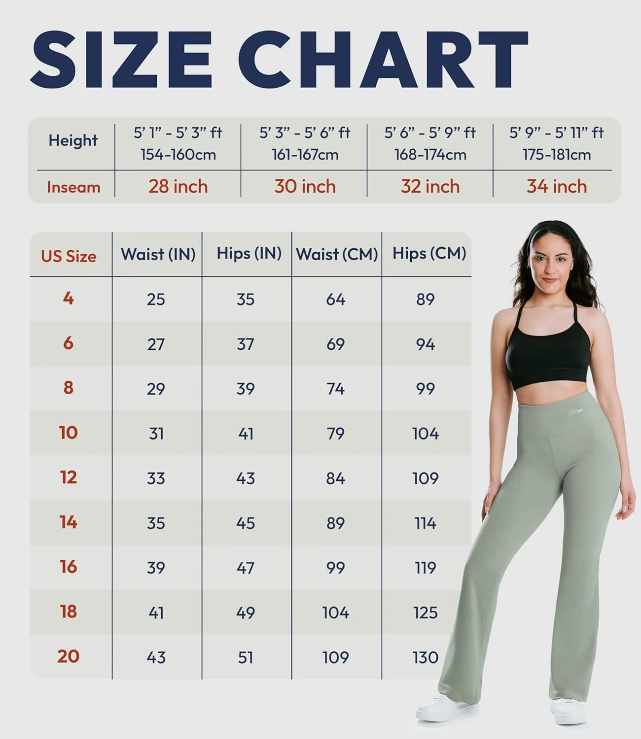 NirLUX Bootcut Yoga Pants - Soft Leggings for Women Regular & Plus Size Womens Leggings Tummy Control for Gym & Yoga