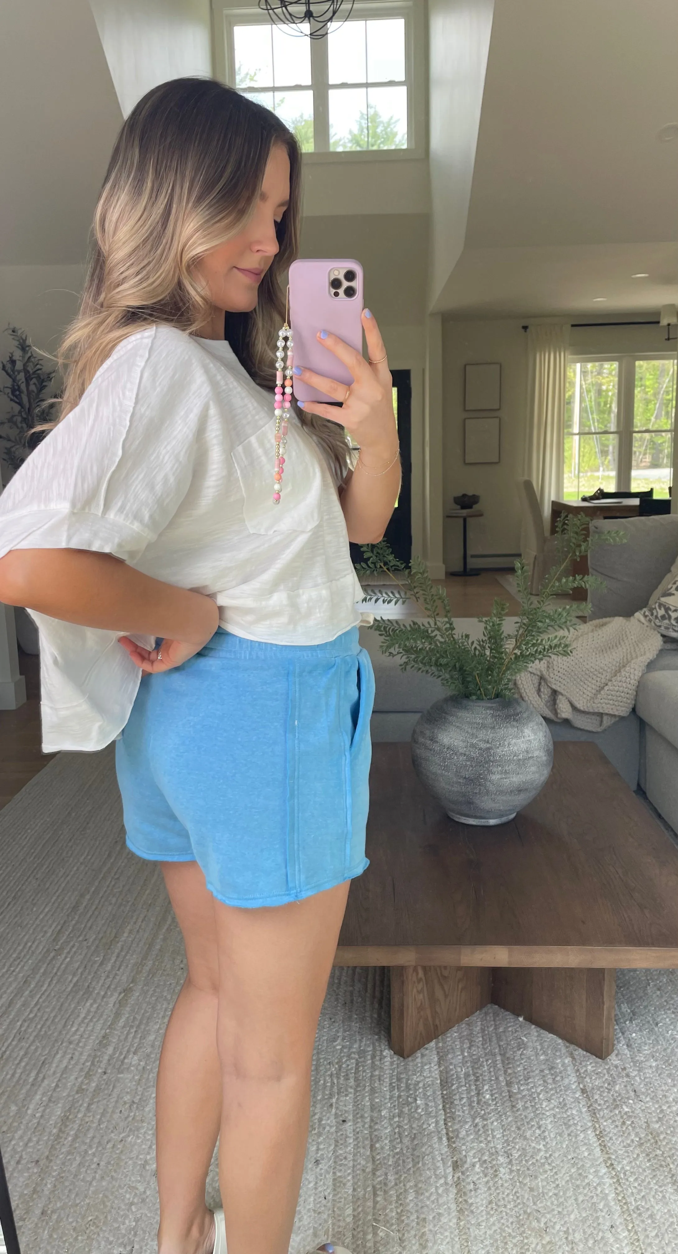 Only Way To Lounge Shorts // Blue