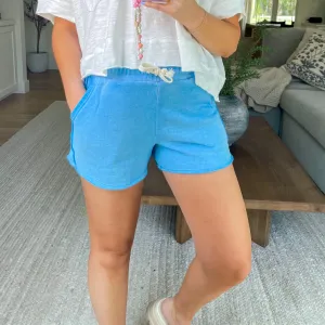 Only Way To Lounge Shorts // Blue