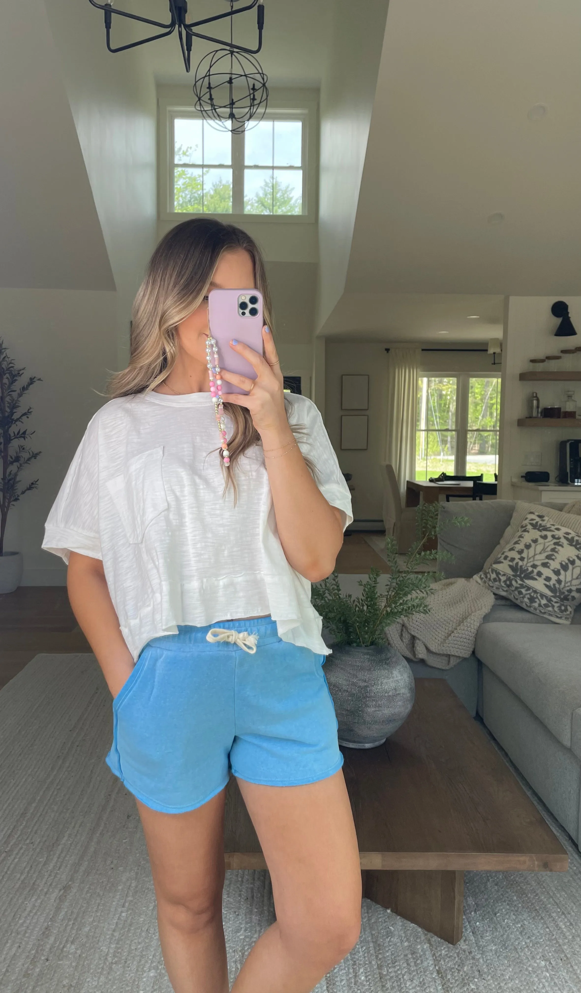 Only Way To Lounge Shorts // Blue
