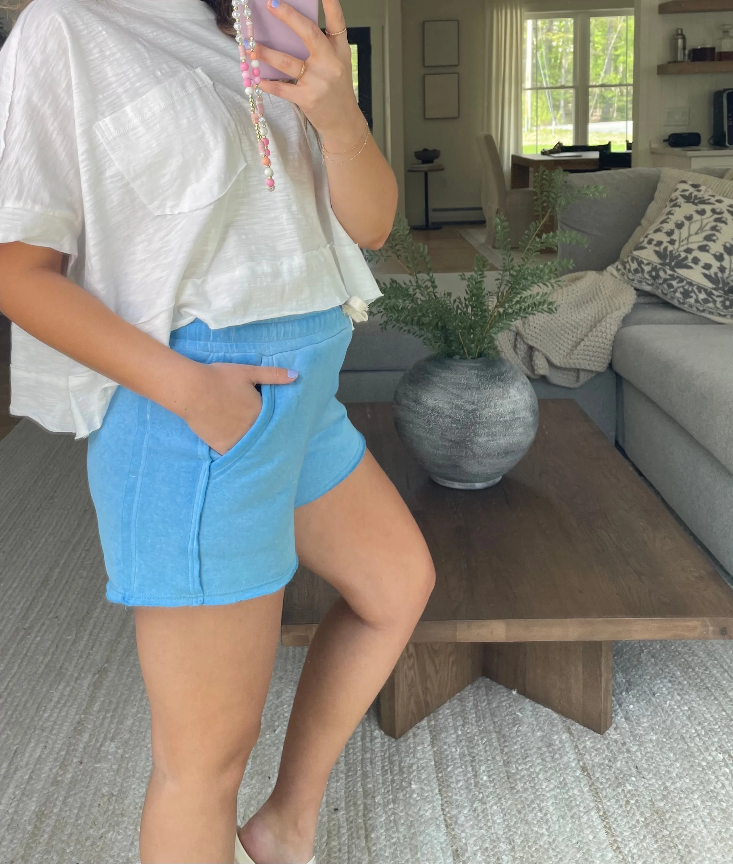 Only Way To Lounge Shorts // Blue