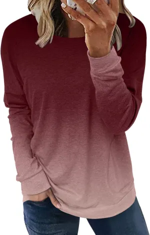 onlypuff Women's Pocket Shirt Graphic Tunic Tops Sweatshirts