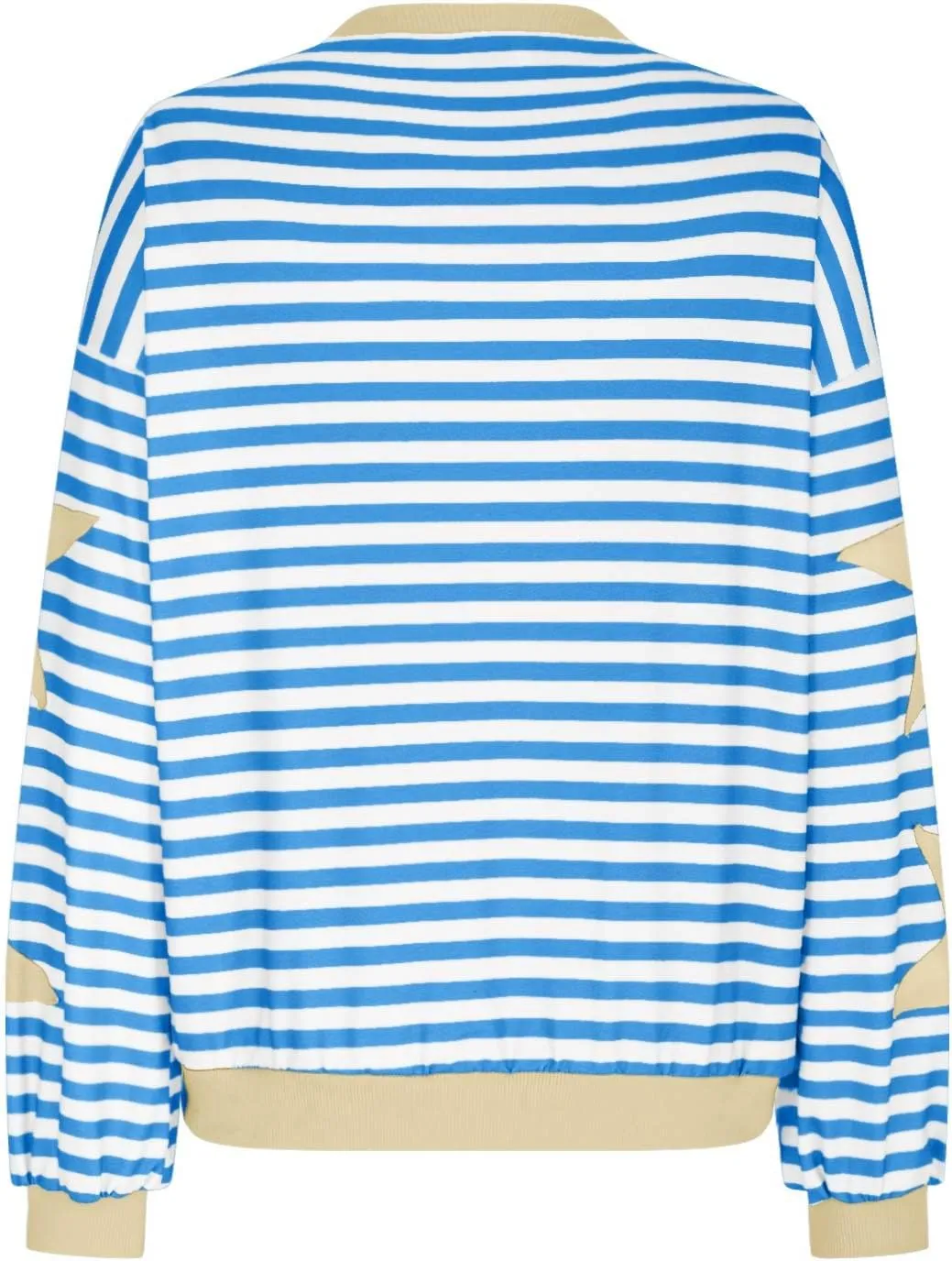 Oversized Sweatshirt for Women 2024 Fall Crewneck Star Striped Top Long Sleeve Preppy Y2K Hoodies Lightweight