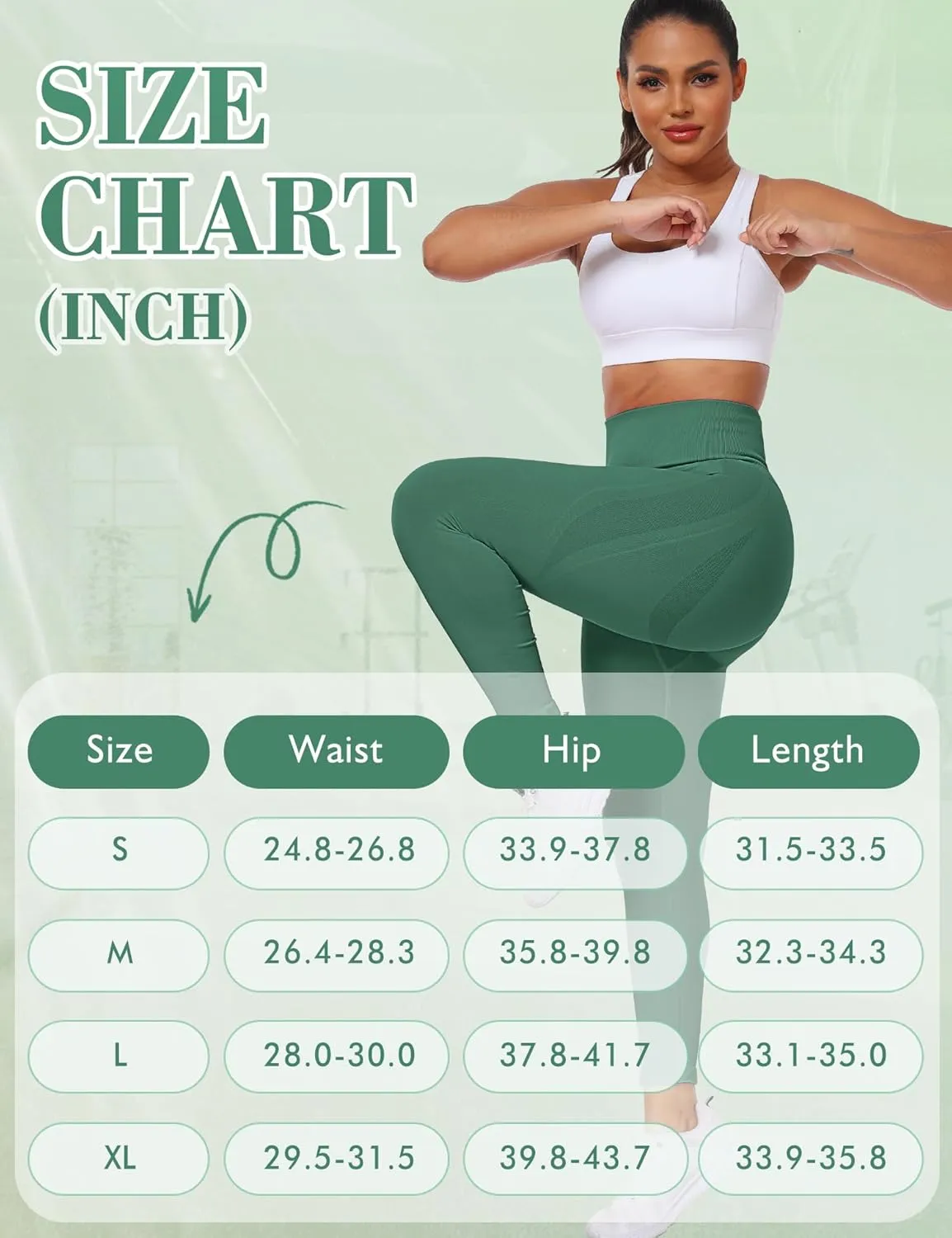 Scrunch Butt Lifting Leggings for Women Empower Seamless Workout Gym Leggings High Waist Tummy Control Yoga Pants