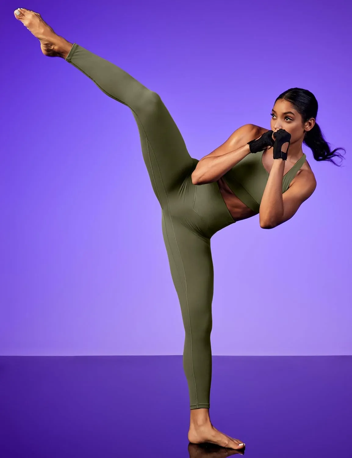 Scrunch Butt Lifting Leggings for Women Tummy Control No Front Seam Compression Workout Leggings with Pockets Yoga Pants