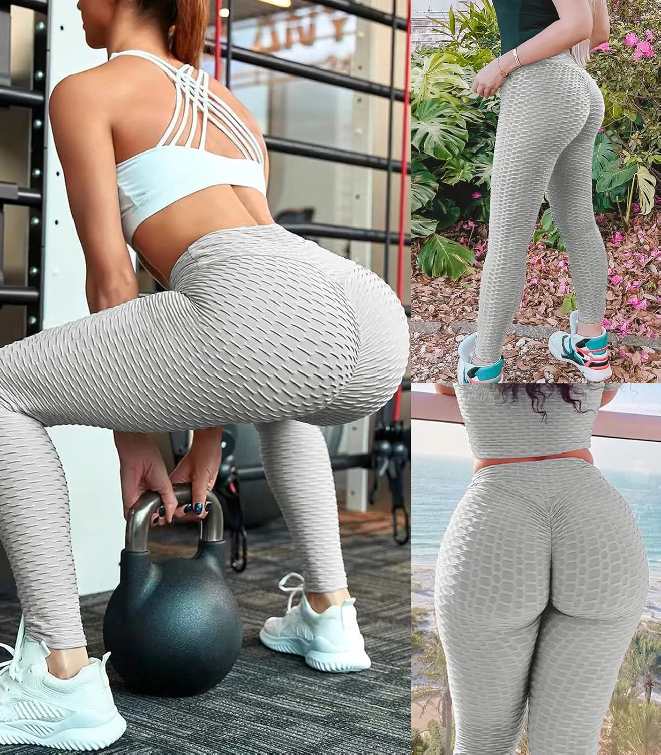 Scrunch Butt Lifting Leggings with Pockets for Women Butt Lift High Waisted Peach Lift TIK Tok Leggings Yoga Pants