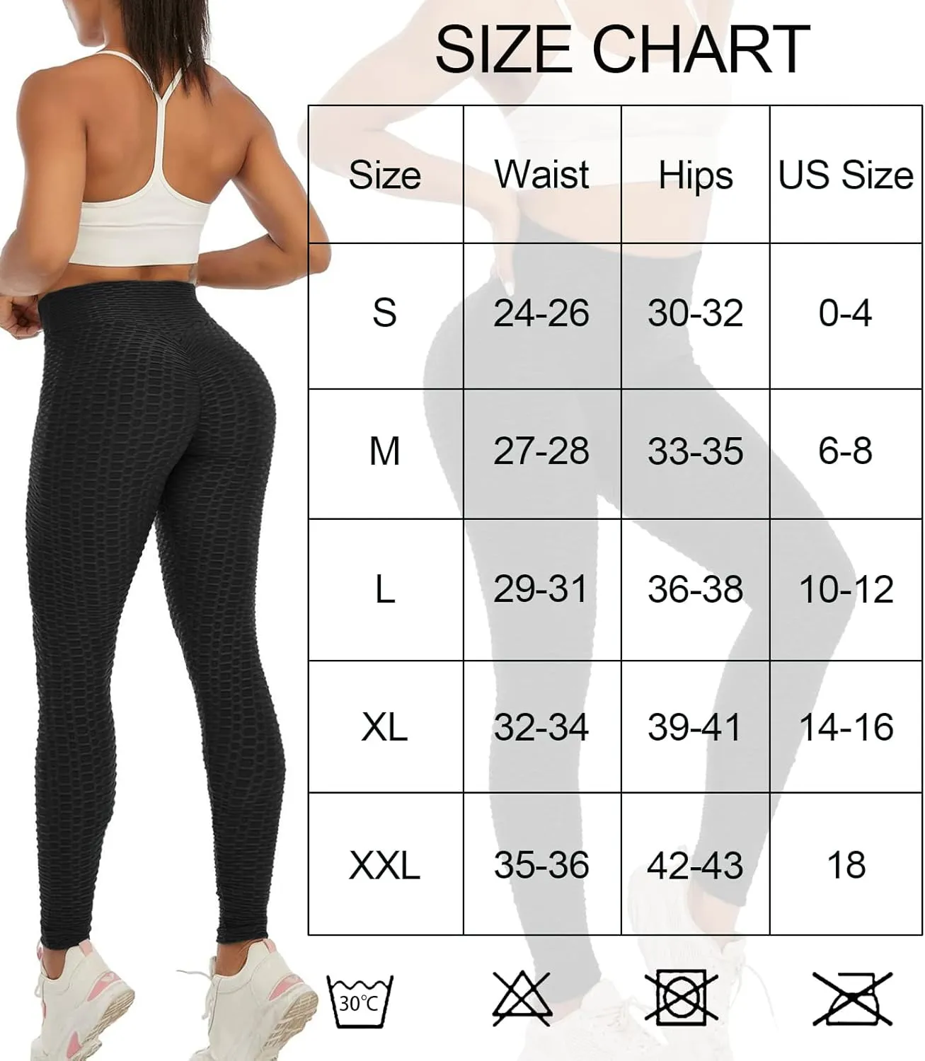 Scrunch Butt Lifting Leggings with Pockets for Women Butt Lift High Waisted Peach Lift TIK Tok Leggings Yoga Pants