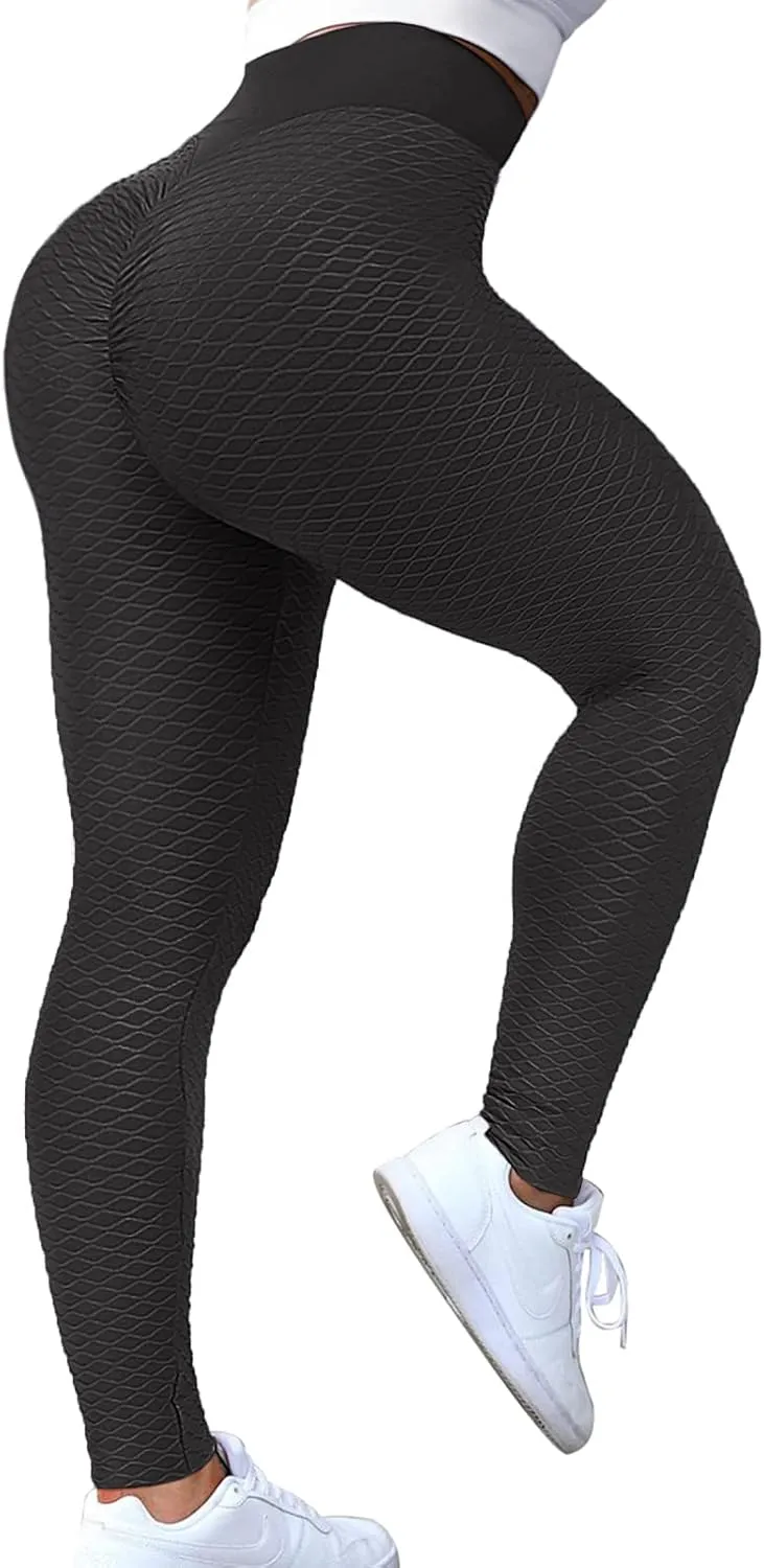 Scrunch Butt Lifting Leggings with Pockets for Women Butt Lift High Waisted Peach Lift TIK Tok Leggings Yoga Pants