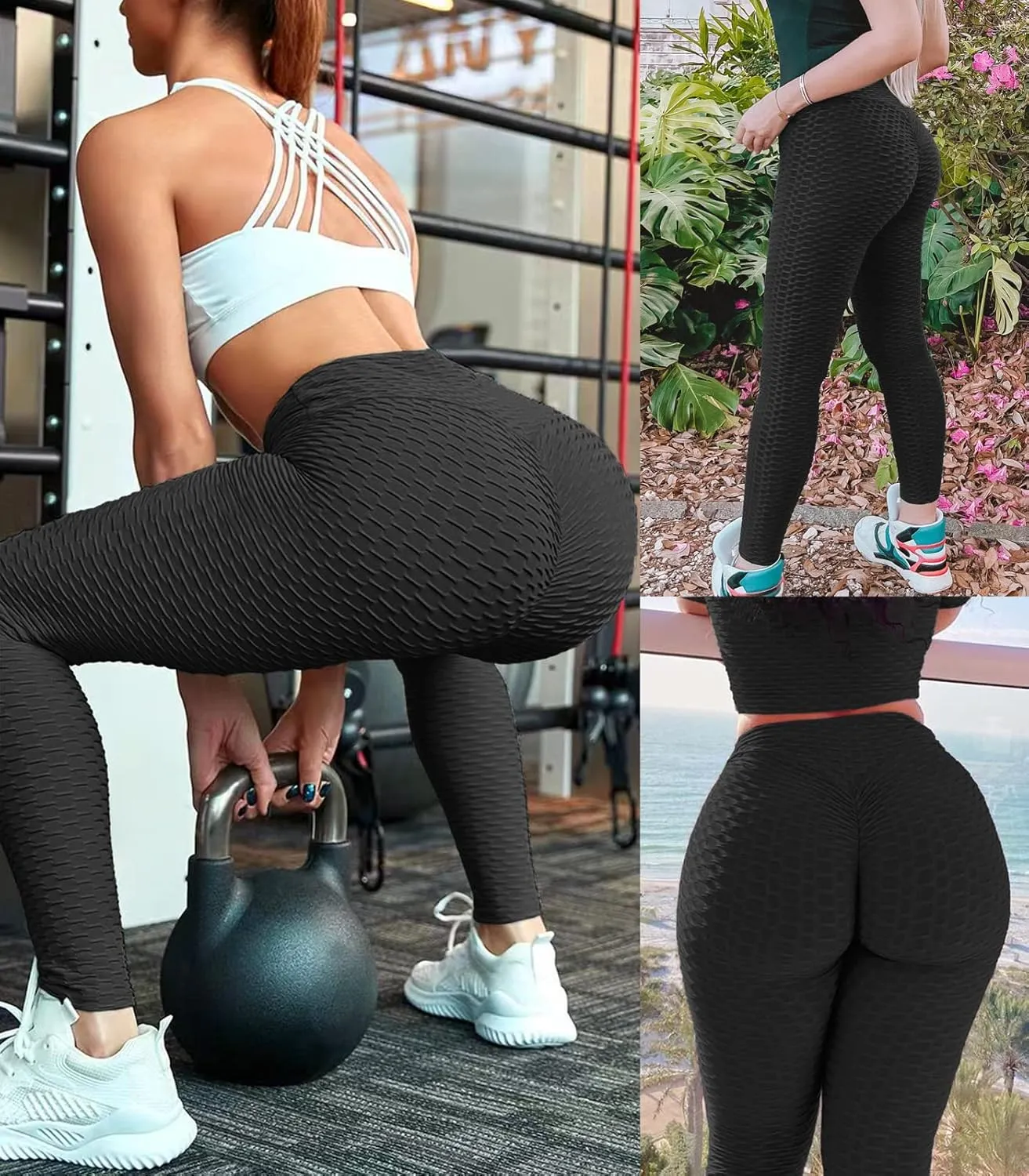 Scrunch Butt Lifting Leggings with Pockets for Women Butt Lift High Waisted Peach Lift TIK Tok Leggings Yoga Pants