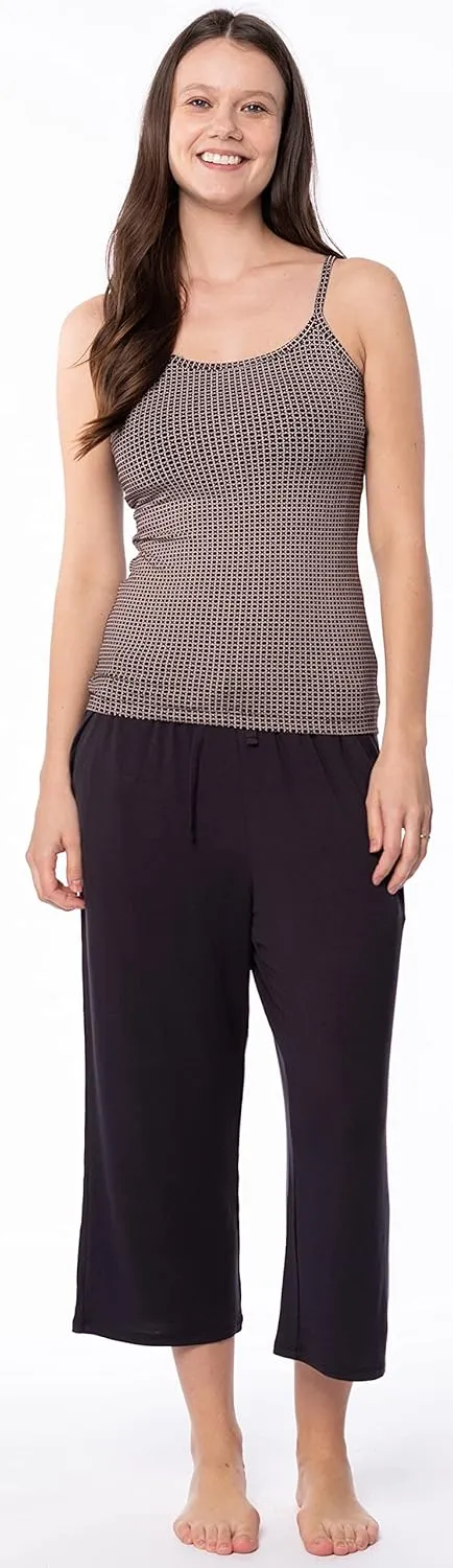 Sexy Basics Women's 10 Pack Spaghetti Strap Cami Tank Tops - Slim Fit Camisole Cotton Stretch Tanks