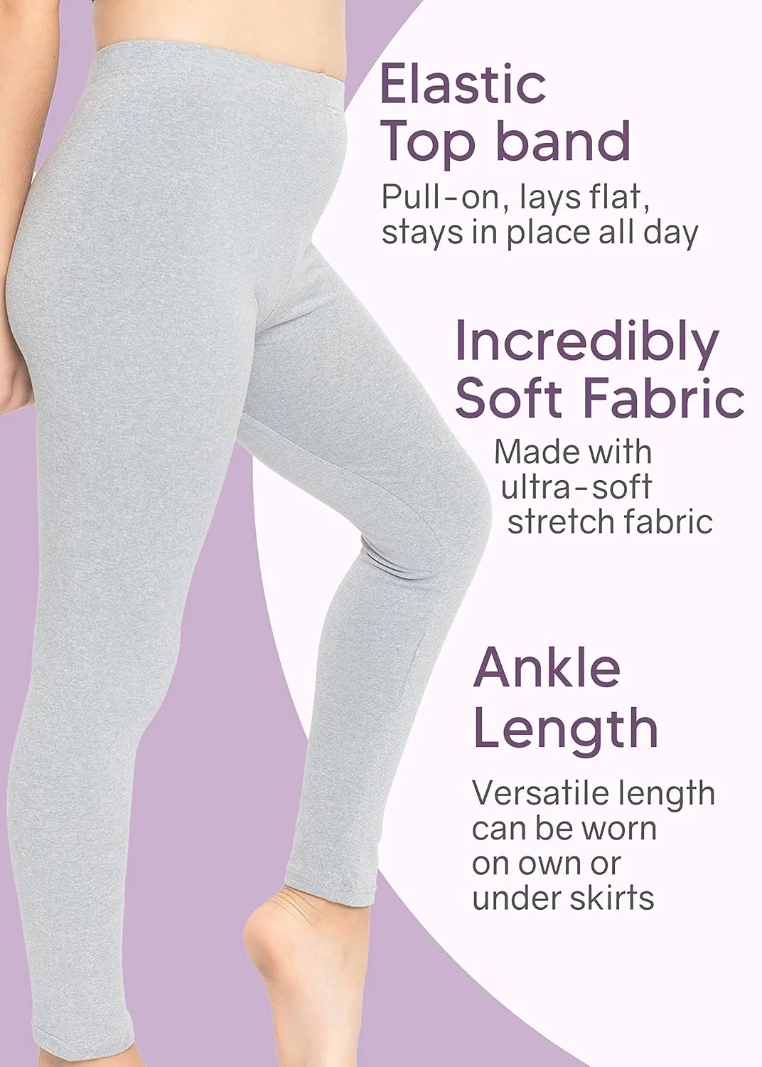 STRETCH IS COMFORT Girl's Metallic Mystique Leggings