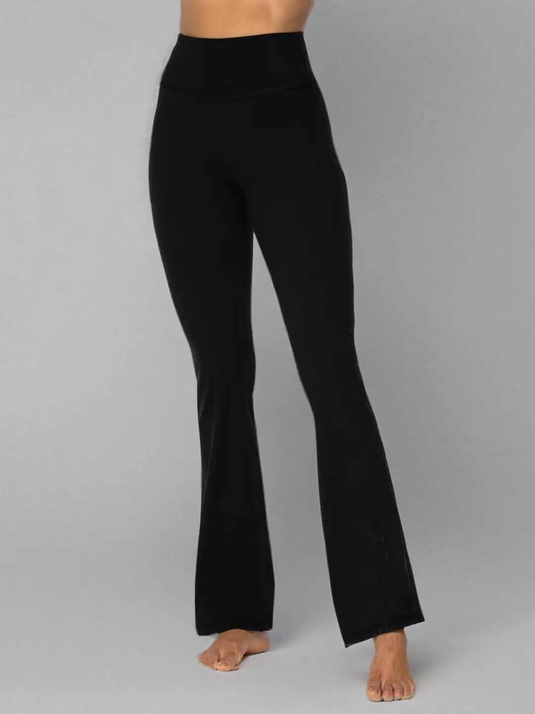 Sunzel Mini Flare Leggings for Women, High Waist Yoga Pants with Tummy Control, Casual Gym Workout Bootcut Leggings