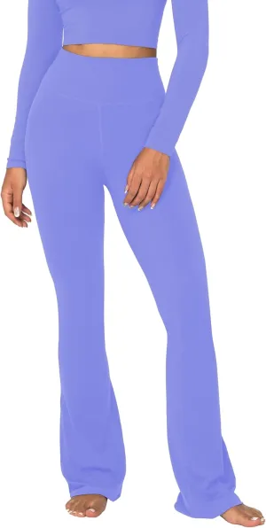 Sunzel Mini Flare Leggings for Women, High Waist Yoga Pants with Tummy Control, Casual Gym Workout Bootcut Leggings