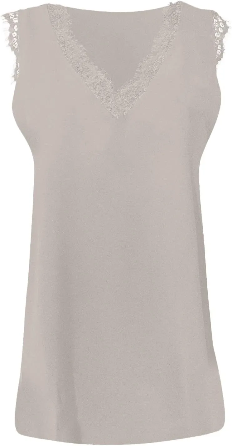 Tank Tops for Women 2025 Silk Satin Tank Tops V Neck Casual Cami Sleeveless Camisole Blouses Summer Basic Shirt