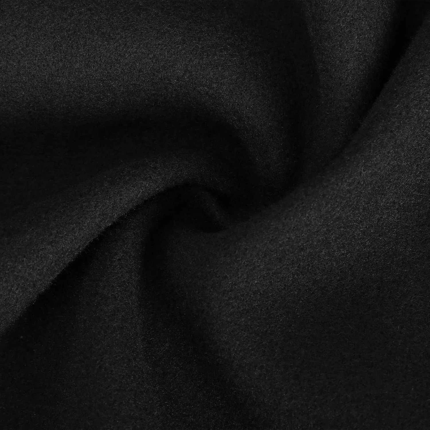 Trench Coat for Men Fashion Wool Blends Single Breasted Notched Collar Pea Coat Cotton-Padded Slim Fit Coat for Winter