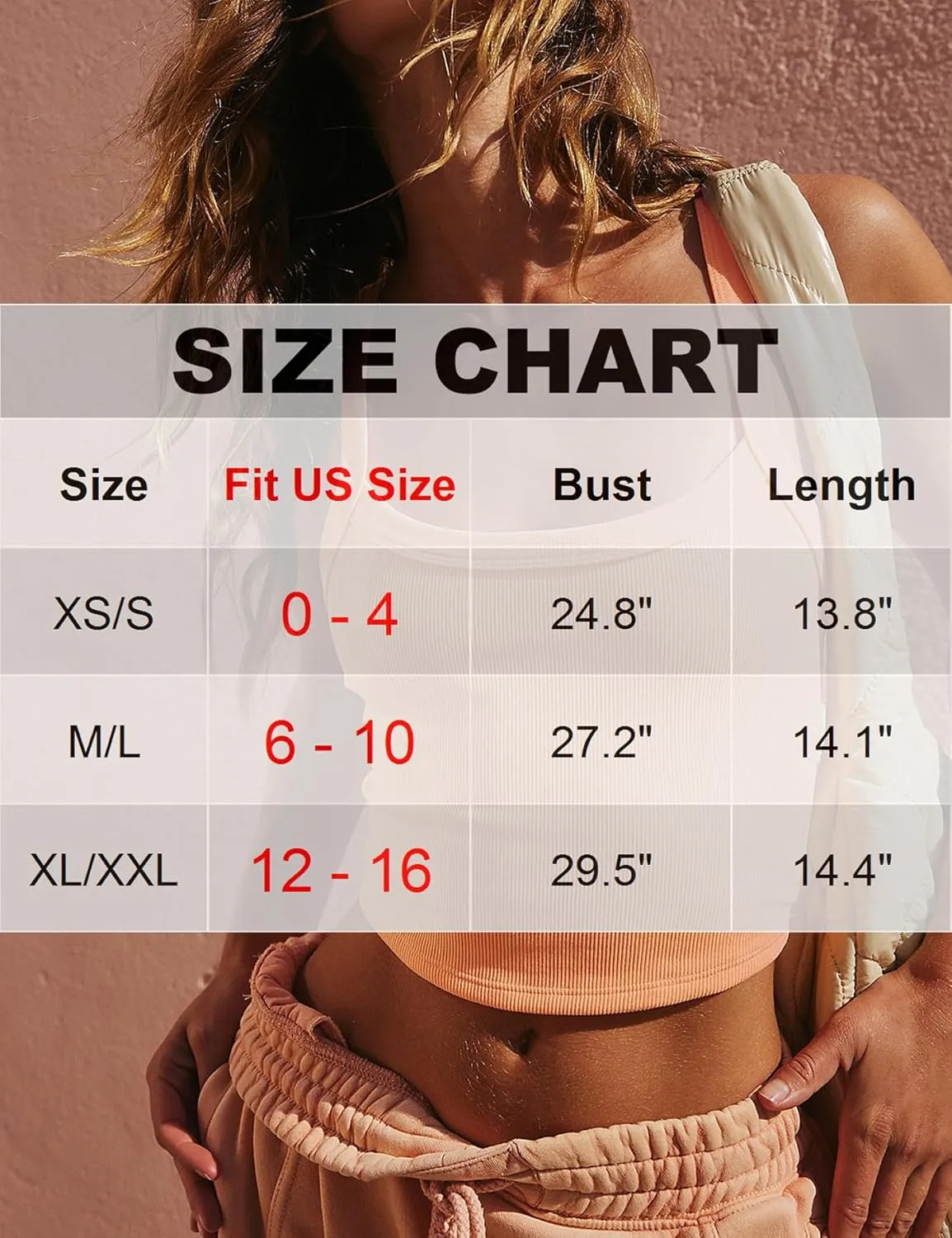 Ugerlov Women's Sleeveless Scoop Neck Tank Tops Racerback Crop Cami Shirt Cute Trendy Workout Tee Shirts Without Built in Bra