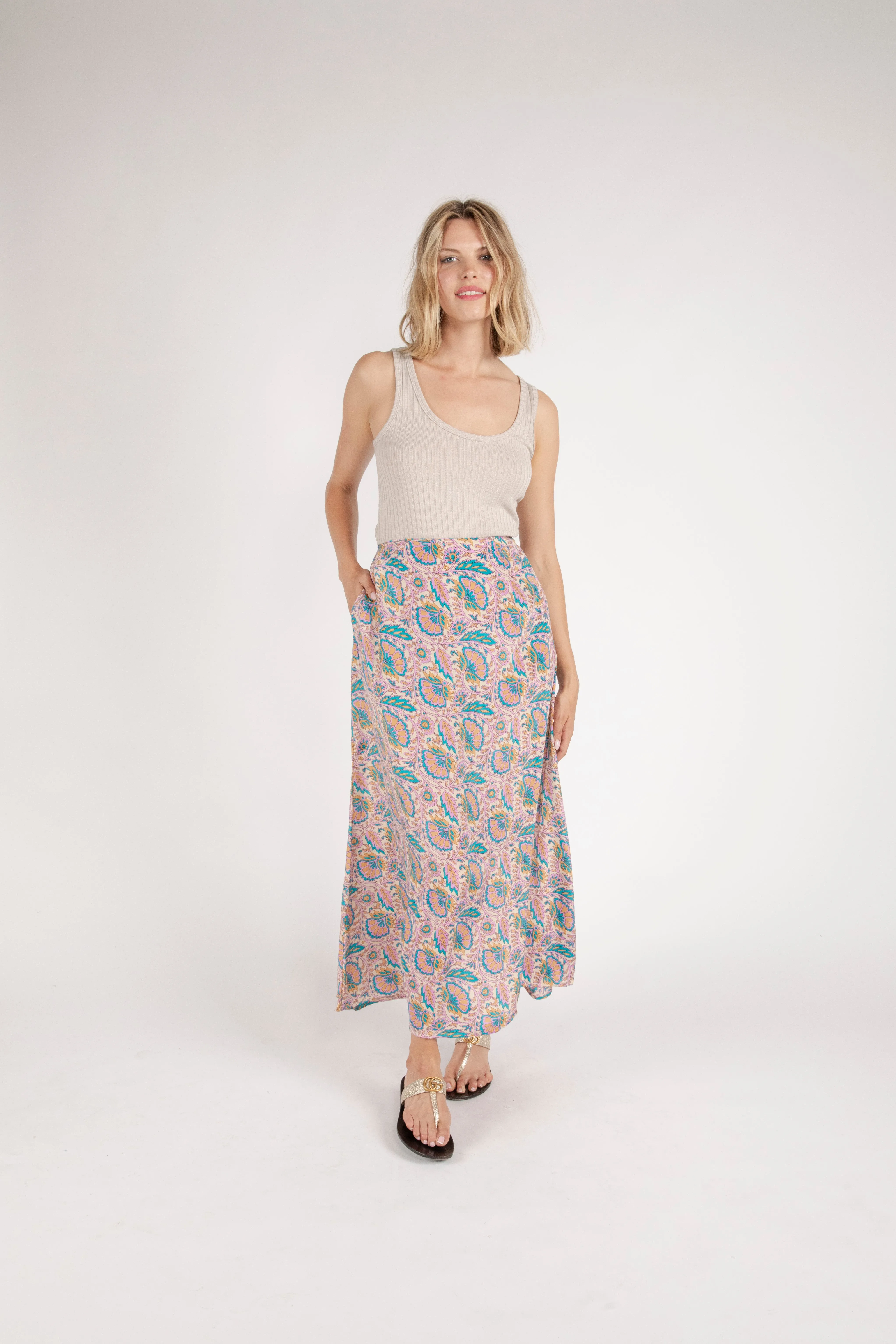 Ujala Straight Maxi Skirt
