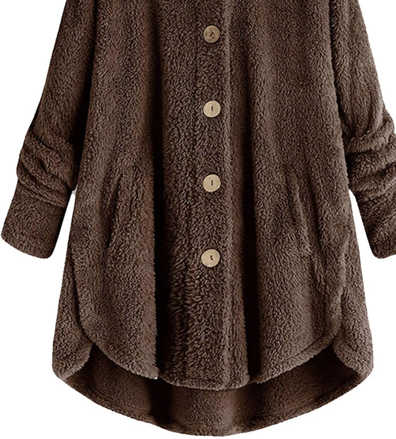 Women Fashion Color Block Faux Shearling Coat Plus Size Women Women'S Coat Womens Sherps Jacket Womens Fleece Zip Up