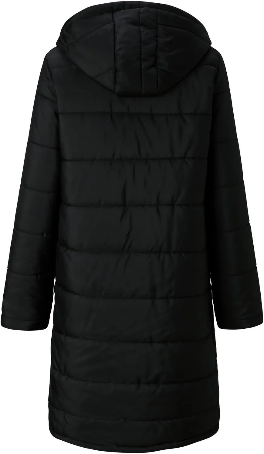Women Lightweight Puffer Vest Packable Long Winter Coat Zip Up Quilted Jackets Hooded Sleeveless Plus Size Warm Vest