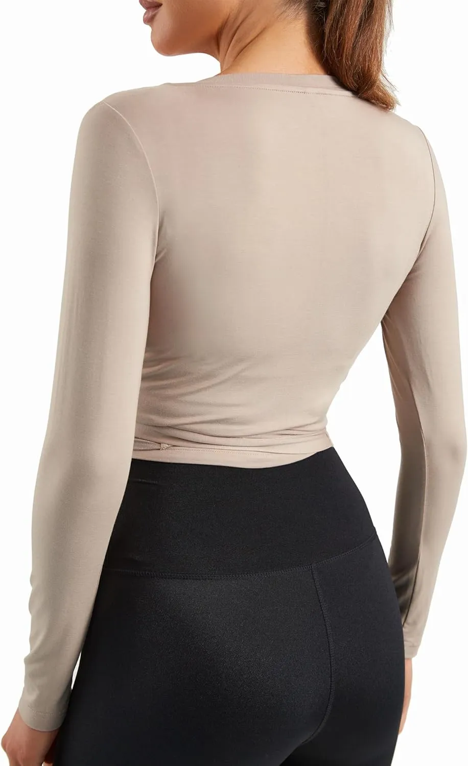 Women Tie Front Shrug Long Sleeve Bolero Cardigan Lightweight Casual Tops