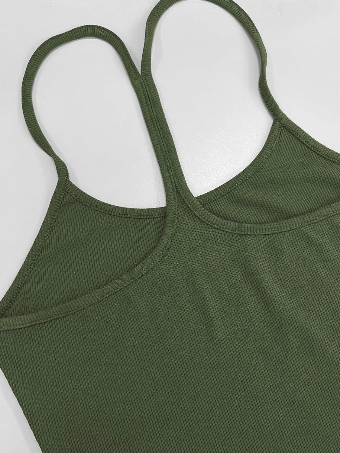 Women Workout Tops Racerback Tank Tops Basic Cute Summer 2025 Camisole Crew Neck Going Out Slim Fit Shirts