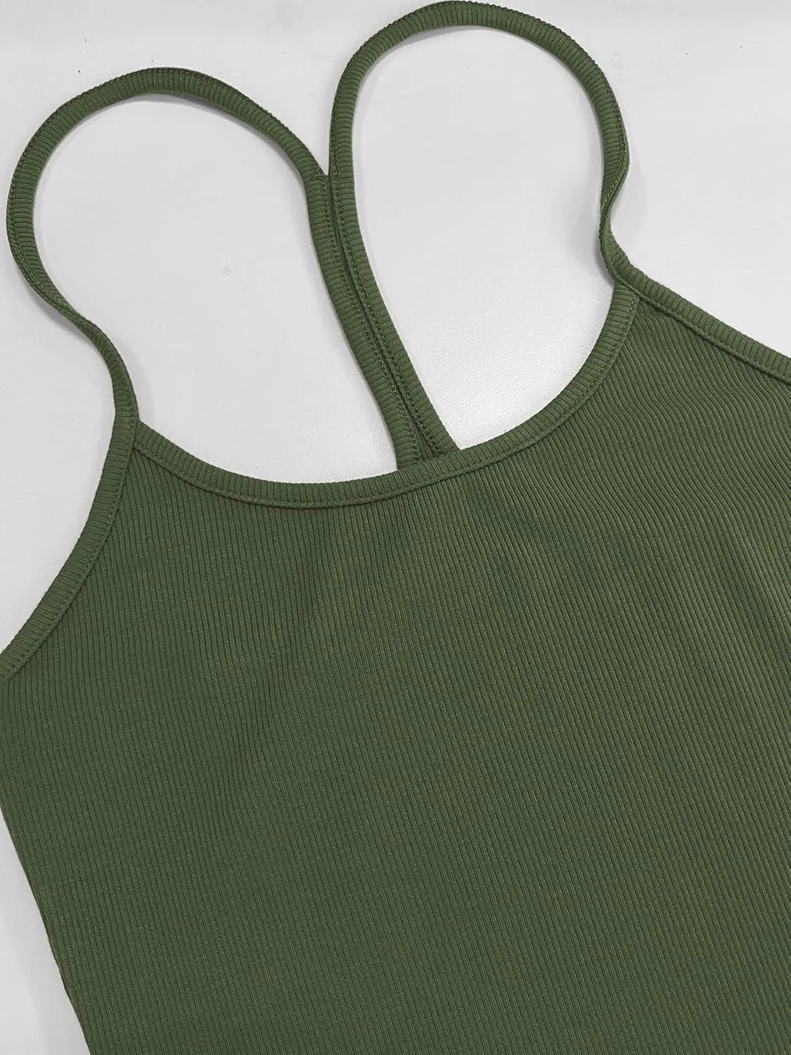 Women Workout Tops Racerback Tank Tops Basic Cute Summer 2025 Camisole Crew Neck Going Out Slim Fit Shirts
