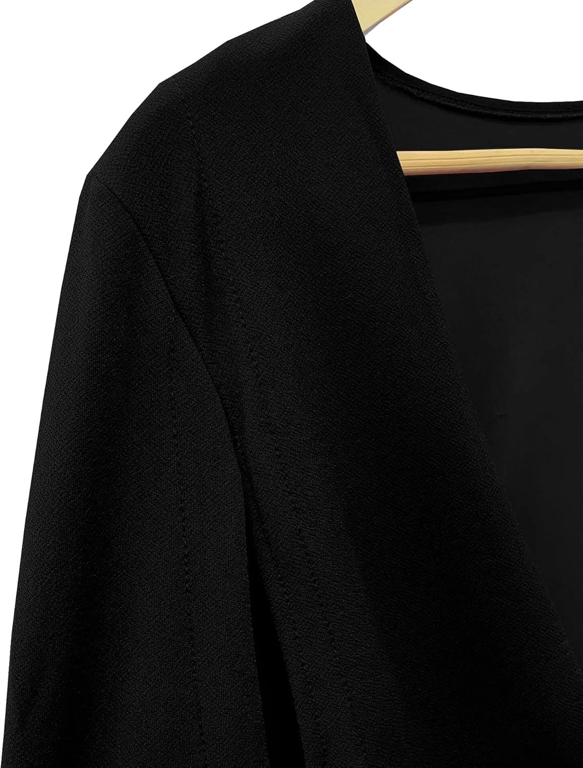 Women's Long Open Slit Sleeve Cloak Capes Jacket 4XXL Open Front Long Slit Blazer Cape Coat Plus Size