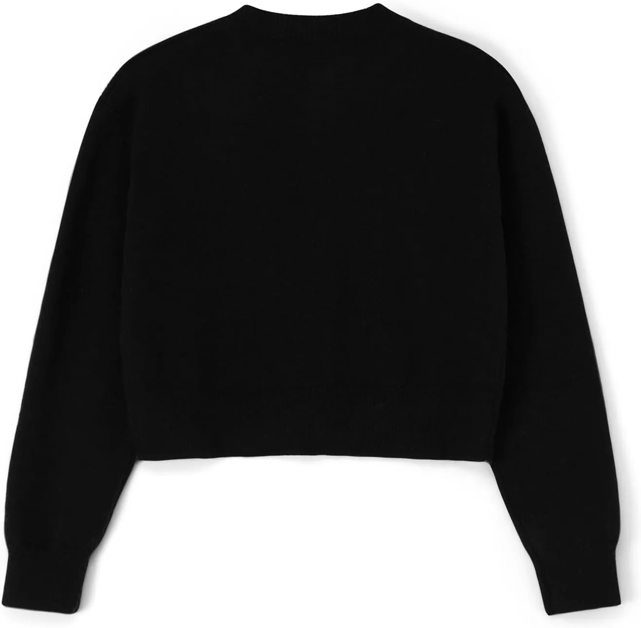 Womens Y2K Cardigan Sweaters Long Sleeve Open Front Button Down Crop Sweater Solid Knit Pullover Fall Outfits Tops
