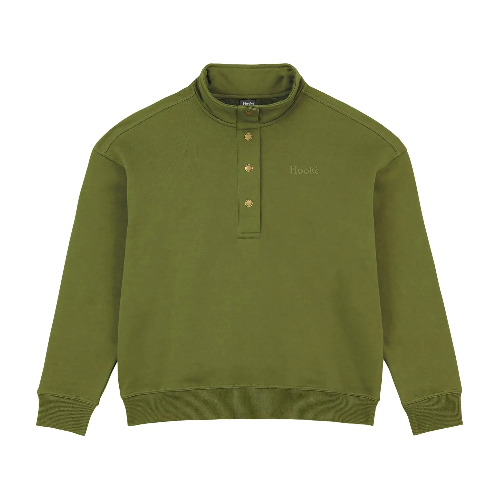 W's Oversized Half Placket Sweat