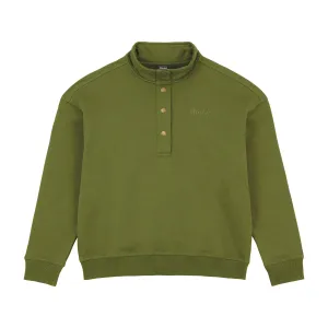 W's Oversized Half Placket Sweat